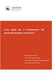 copertina linee guida reclutamento personale